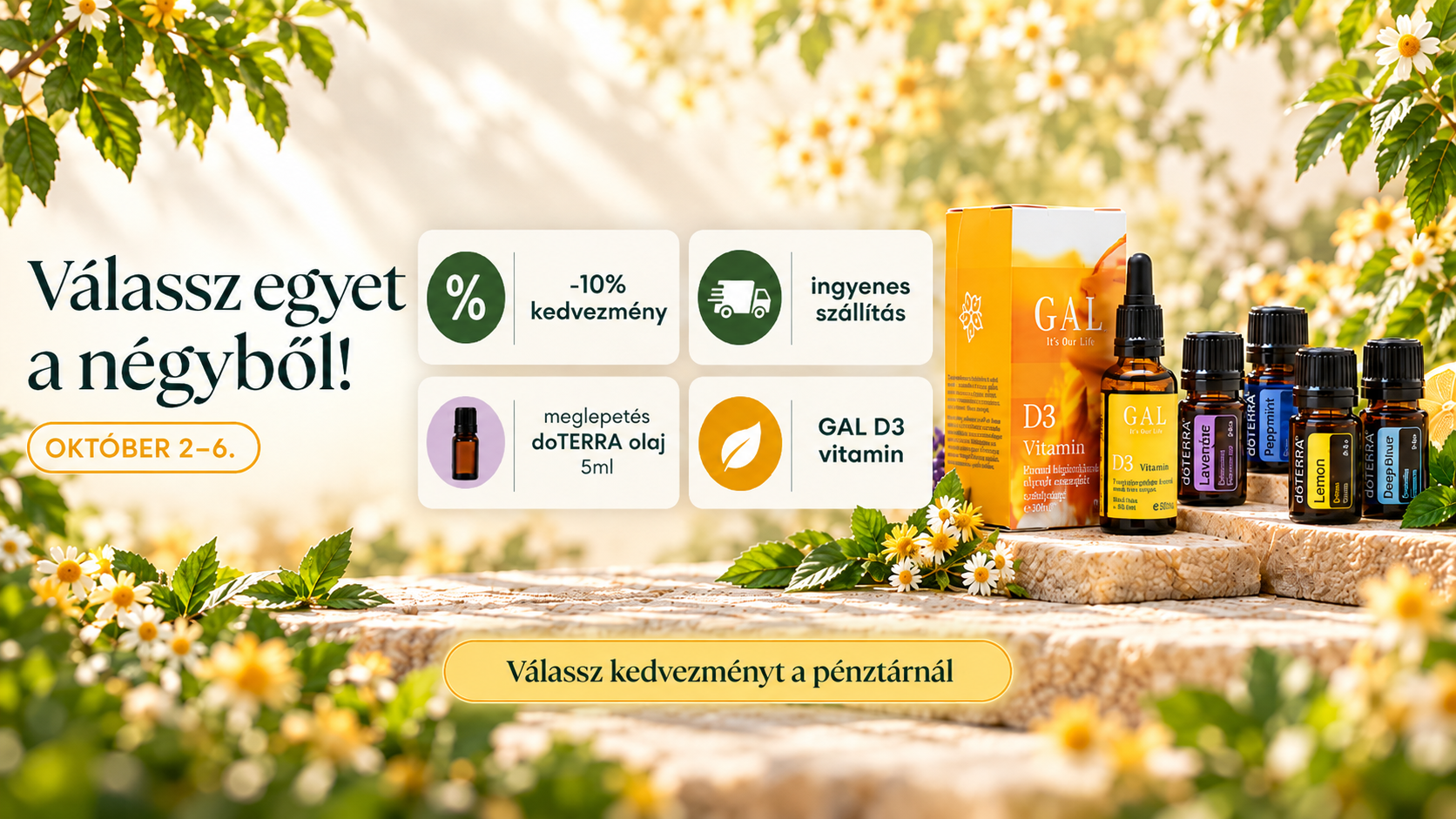 Válassz egyet a négyből – október 2–6. között